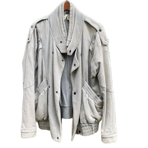 Free People Oversized Cotton Moto Jacket - Picture 2 of 7